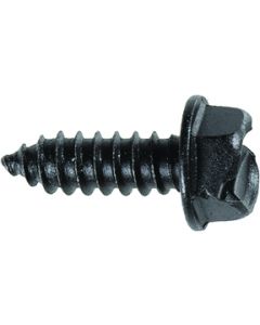 License Plate Screws - Slotted Hex Washer