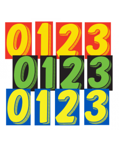 Window Sticker - 11.5" Numbers