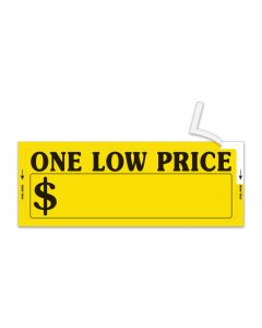 Window Sticker - One Low Price