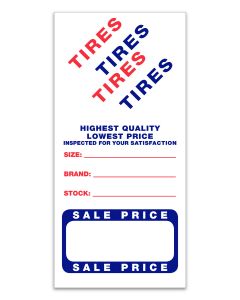 Tire Advertising Labels 