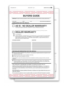 Buyers Guide - Standard - 2 Part 
