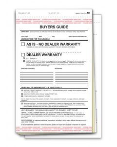 Buyers Guide - Standard - 3 Part 