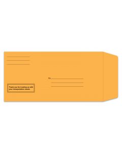 License Plate Envelope - Self Seal - Printed 