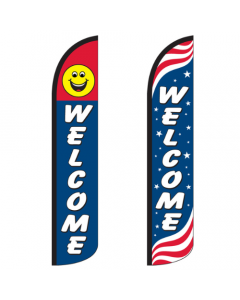 Feather Flag - Welcome