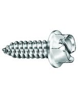License Plate Screws - Slotted Hex