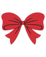 Window Sticker - Holiday Bow 