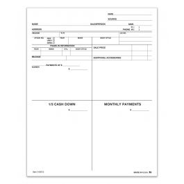 Four Square Form (Customer Proposal)